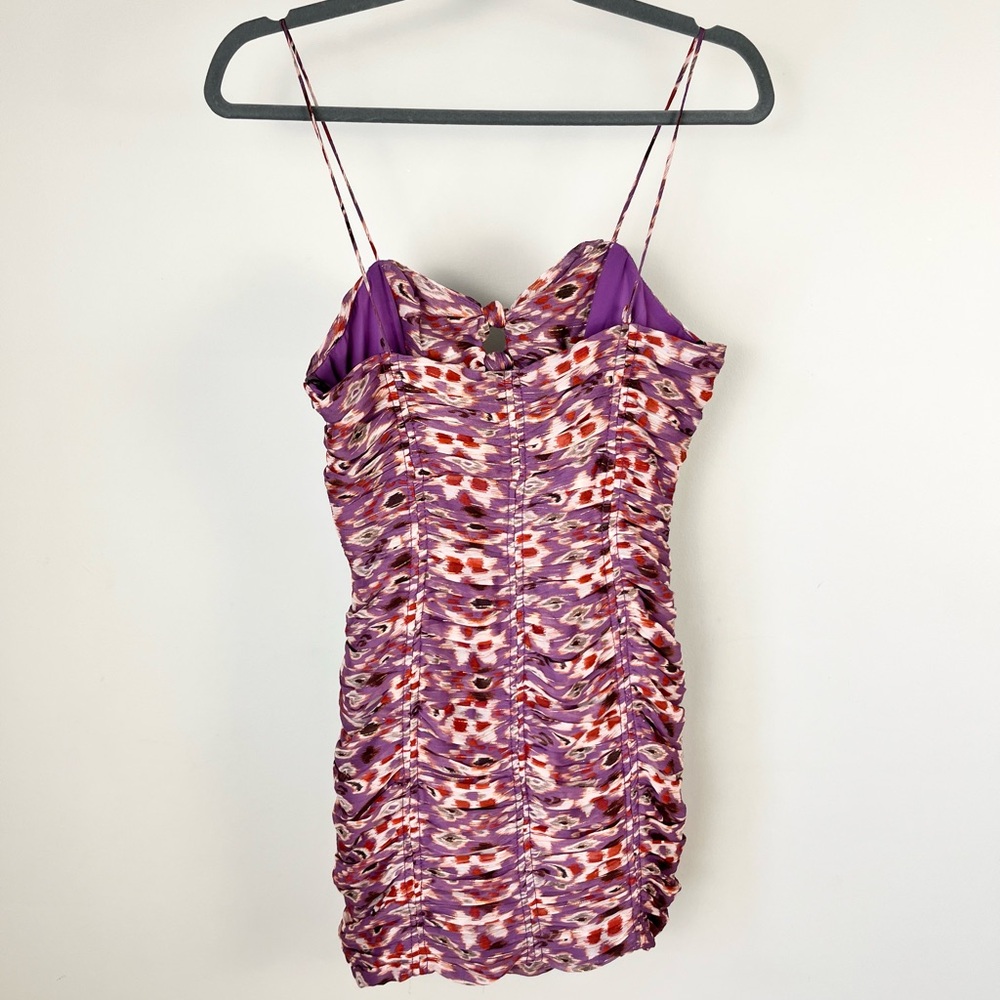 Zara Ruched Mini Dress - Picture 3 of 11